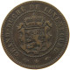 LUXEMBOURG 5 CENTIMES 1855 Willem III. 1849-1890 #s050 0079 - Luxembourg