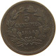 LUXEMBOURG 5 CENTIMES 1854 Willem III. 1849-1890 #a011 0459 - Luxembourg