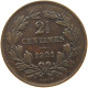 LUXEMBOURG 2 1/2 CENTIMES 1901 Adolph 1890 - 1905 #s028 0431 - Luxembourg