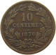 LUXEMBOURG 10 CENTIMES 1870 Willem III. 1849-1890 #a008 0049 - Luxembourg