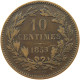 LUXEMBOURG 10 CENTIMES 1855 Willem III. 1849-1890 #s077 0127 - Luxembourg