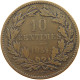 LUXEMBOURG 10 CENTIMES 1854 Willem III. 1849-1890 #a094 0823 - Luxembourg