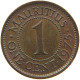 MAURITIUS CENT 1975 Elizabeth II. (1952-2022) #c017 0155 - Maurice