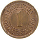 MAURITIUS CENT 1969 Elizabeth II. (1952-2022) #s062 0467 - Mauritius