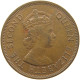 MAURITIUS 5 CENTS 1969 Elizabeth II. (1952-2022) #c036 0605 - Mauritius