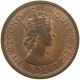 MAURITIUS 2 CENTS 1966 Elizabeth II. (1952-2022) #c036 0645 - Mauritius