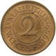 MAURITIUS 2 CENTS 1959 Elizabeth II. (1952-2022) #a095 0493 - Maurice