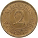 MAURITIUS 2 CENTS 1959 Elizabeth II. (1952-2022) #a095 0491 - Mauritius