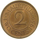 MAURITIUS 2 CENTS 1959 Elizabeth II. (1952-2022) #a095 0487 - Maurice