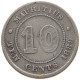 MAURITIUS 10 CENTS 1889 Victoria 1837-1901 #t111 1355 - Maurice