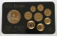 MALTA SET 2008 GOLD PLATED SET 2008 + RHODIUM MEDAL #bs17 0067 - Malta