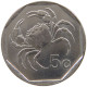 MALTA 5 CENTS 1991  #a073 0057 - Malta