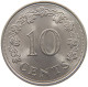 MALTA 10 CENTS 1972  #c013 0385 - Malta