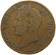 MONACO 5 CENTIMES 1837 Honorius V. (1819-1841) #t161 0205 - 1819-1922 Onorato V, Carlo III, Alberto I