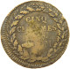 MONACO 5 CENTIMES 1837 Honorius V. (1819-1841) #s036 0211 - Charles III.