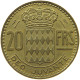 MONACO 20 FRANCS 1950 Rainier III. (1949-2005) #s073 0603 - 1949-1956 Francos Antiguos