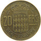 MONACO 20 FRANCS 1950 Rainier III. (1949-2005) #c019 0625 - 1949-1956 Old Francs
