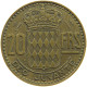MONACO 20 FRANCS 1950 Rainier III. (1949-2005) #c067 0373 - 1949-1956 Alte Francs