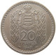 MONACO 20 FRANCS 1947 LOUIS II. (1922-1949) #c018 0373 - 1922-1949 Louis II