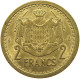 MONACO 2 FRANCS 1945 LOUIS II. (1922-1949) #s071 0049 - 1922-1949 Louis II