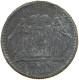MONACO 1/2 FRANC 1838 Honorius V. (1819-1841) MONACO 1/2 FRANC 1838 ZINC PATTERN ESSAI VERY RARE #t084 0163 - Charles III.