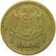 MONACO FRANC 1945  #c055 0251 - 1922-1949 Luigi II