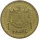 MONACO FRANC 1945  #a094 0617 - 1922-1949 Louis II