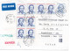 71847 - Tschechoslowakei - 1991 - 1Kcs Havel GAU M ZusFrankatur Als Eil-LpBf PRAHA -> SAGAMIHARA (Japan) - Cartas & Documentos