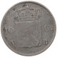 NETHERLANDS 10 CENTS 1825 B WILLEM I. 1815-1840 #t159 0255 - 1815-1840: Willem I.