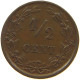 NETHERLANDS 1/2 CENT 1884 Willem III. 1849-1890 #a086 0199 - 1849-1890 : Willem III