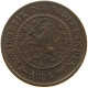 NETHERLANDS 1/2 CENT 1884 Willem III. 1849-1890 #a067 0491 - 1849-1890 : Willem III