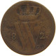 NETHERLANDS 1/2 CENT 1823 B WILLEM I. 1815-1840 #c014 0027 - 1815-1840: Willem I