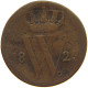 NETHERLANDS 1/2 CENT 1823 B WILLEM I. 1815-1840 #c014 0027 - 1815-1840: Willem I.