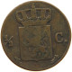 NETHERLANDS 1/2 CENT 1841 WILLEM II. 1840-1849 #c016 0583 - 1840-1849 : Willem II