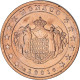 Monaco, Rainier III, 2 Euro Cent, 2001, Paris, SUP, Cuivre Plaqué Acier - Monaco