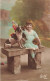 ENFANTS - Petite Fille Avec Son Chien - Fantaisie - Colorisé - Carte Postale Ancienne - Autres & Non Classés