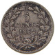 NETHERLANDS 5 CENTS 1862 Willem III. 1849-1890 #t111 1379 - 1849-1890 : Willem III