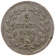 NETHERLANDS 5 CENTS 1850 Willem III. 1849-1890 #t078 0465 - 1849-1890 : Willem III