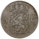 NETHERLANDS 5 CENTS 1827 WILLEM I. 1815-1840 #t078 0405 - 1815-1840: Willem I