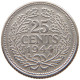 NETHERLANDS 25 CENTS 1944 P Wilhelmina 1890-1948 #a057 0233 - 25 Centavos