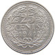 NETHERLANDS 25 CENTS 1941 Wilhelmina 1890-1948 #c004 0467 - 25 Cent