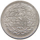 NETHERLANDS 25 CENTS 1941 Wilhelmina 1890-1948 #c004 0455 - 25 Cent