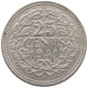 NETHERLANDS 25 CENTS 1941 Wilhelmina 1890-1948 #a044 0201 - 25 Centavos