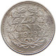 NETHERLANDS 25 CENTS 1939 Wilhelmina 1890-1948 #c059 0253 - 25 Cent