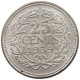NETHERLANDS 25 CENTS 1939 Wilhelmina 1890-1948 #c040 0405 - 25 Centavos