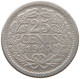 NETHERLANDS 25 CENTS 1915 Wilhelmina 1890-1948 #a032 0925 - 25 Centavos