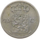 NETHERLANDS 25 CENTS 1826 WILLEM I. 1815-1840 #t122 0309 - 1815-1840 : Willem I