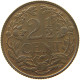 NETHERLANDS 2 1/2 CENTS 1941 Wilhelmina 1890-1948 #s067 0211 - 2.5 Cent