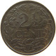 NETHERLANDS 2 1/2 CENTS 1941 Wilhelmina 1890-1948 #a085 0111 - 2.5 Cent