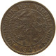 NETHERLANDS 2 1/2 CENTS 1941 Wilhelmina 1890-1948 #a062 0547 - 2.5 Cent